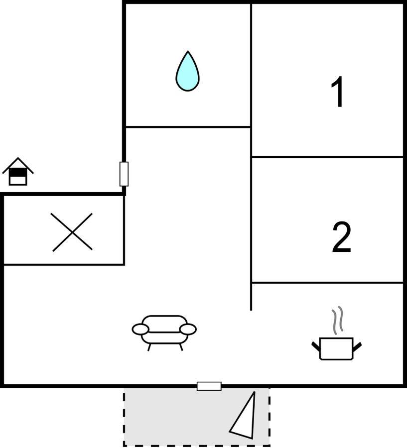 Lovely Apartment In Rechlin With Kitchen Δωμάτιο φωτογραφία